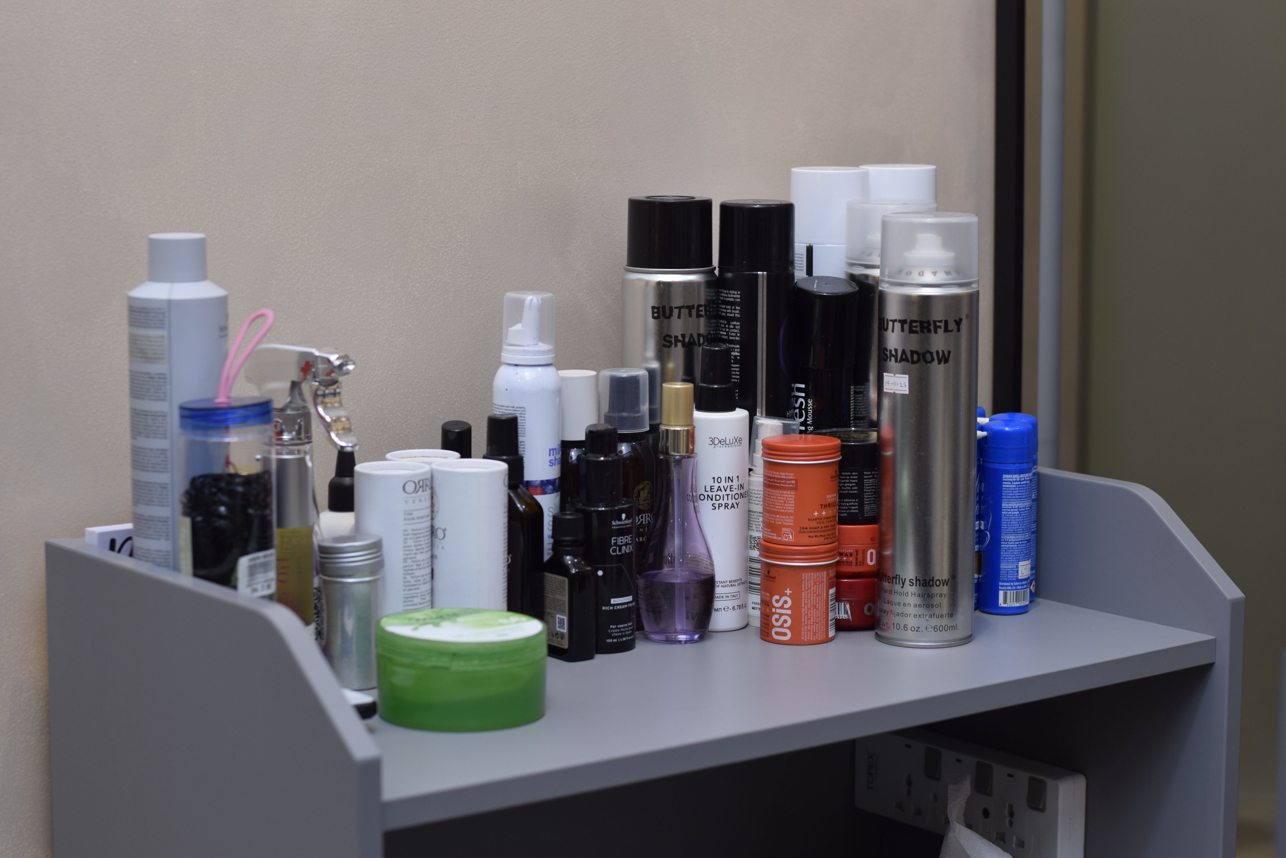 Skincare and facial product display